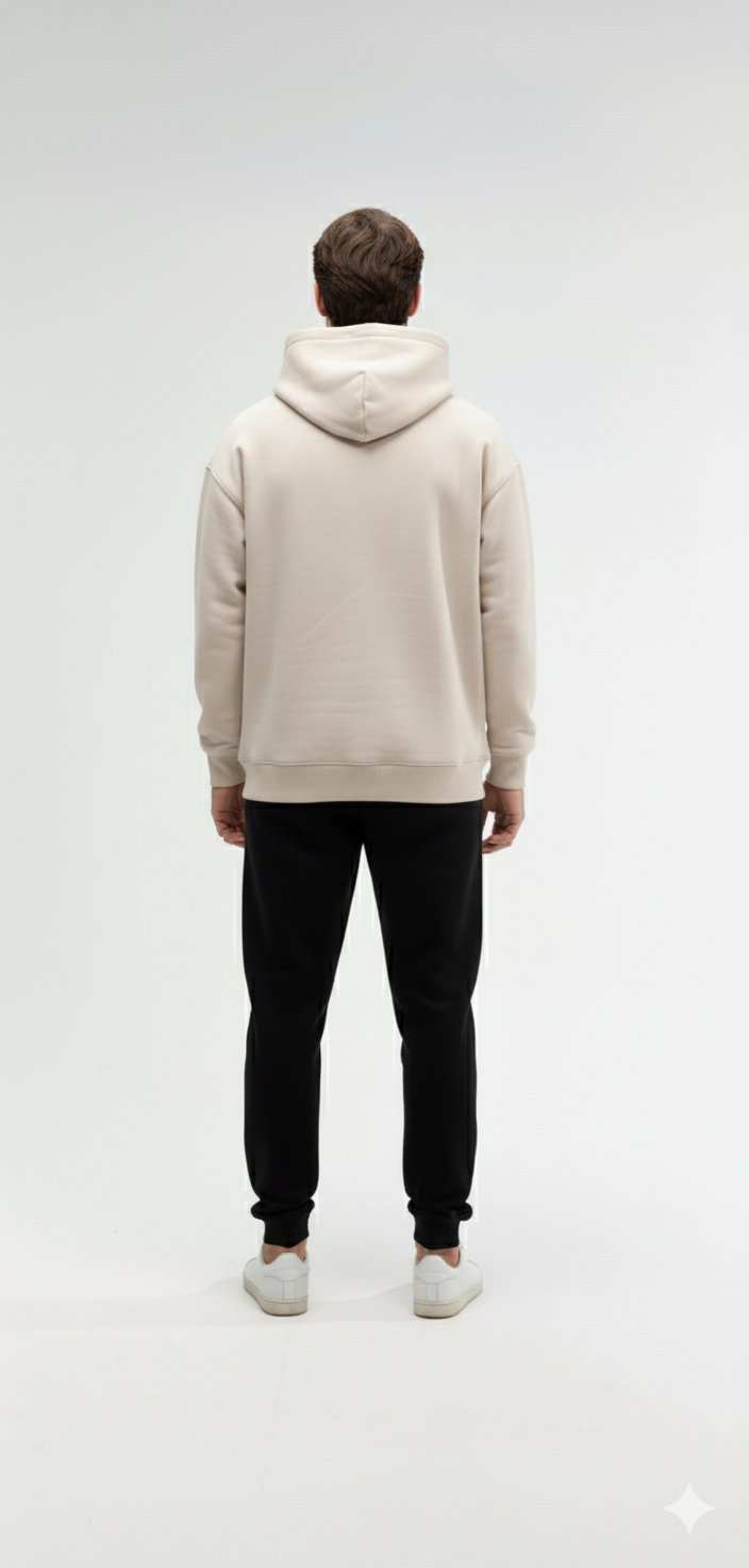Beige Hoodie - Men